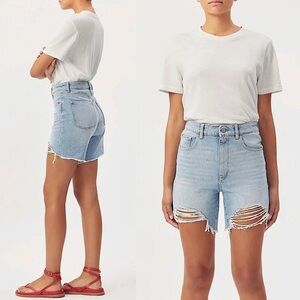 DL1961 Emilie High Rise Denim Shorts